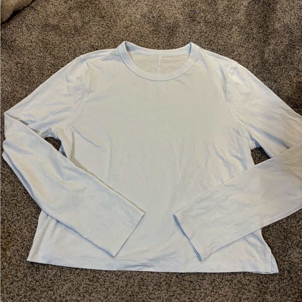 Lululemon Cotton Long Sleeve Tee